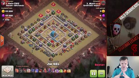 TH12 vs TH12 Queen Walk BoWitch (Bowlers + Witches) 3 Star
