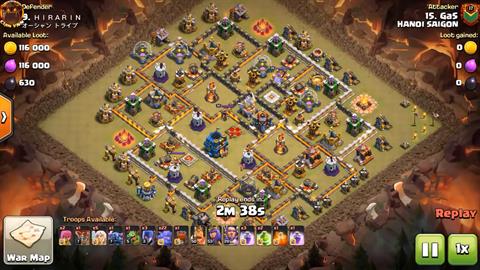 TH12 vs TH12 Queen Walk BoWitch (Bowlers + Witches) 3 Star